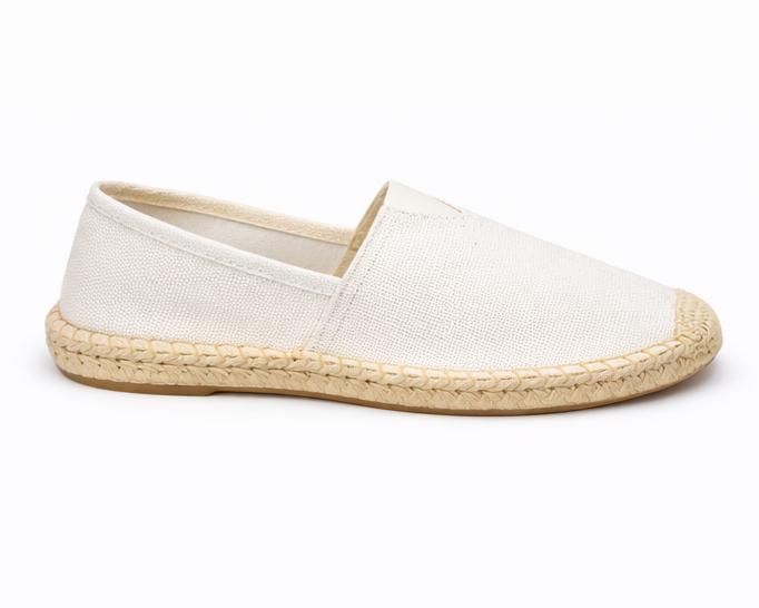Espadrille blanche classique