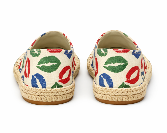 Espadrilles  imprimé lèvres
