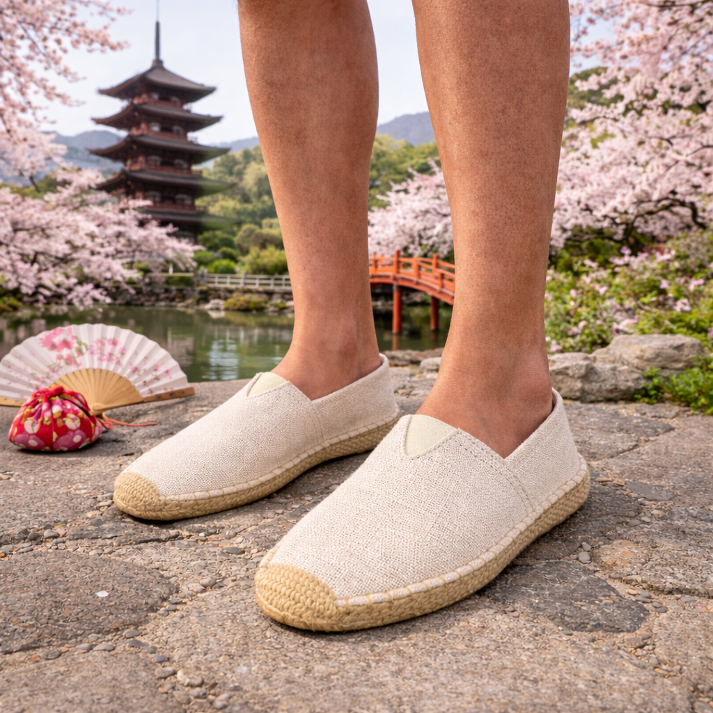 Espadrille blanche classique
