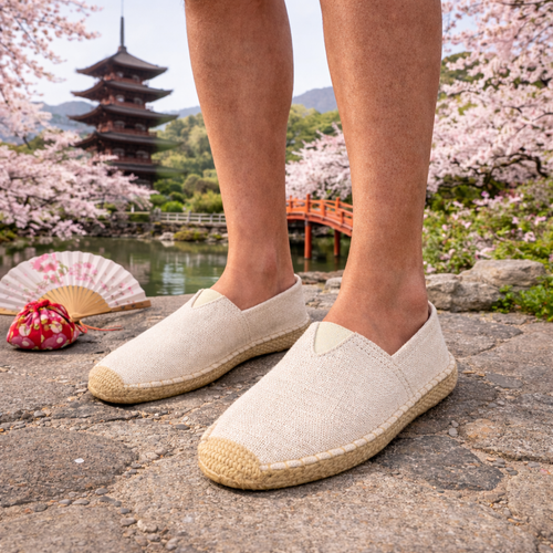 Espadrille blanche classique
