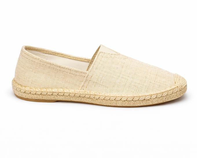 Espadrilles beige lin